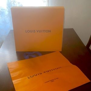 Large Louis Vuitton box.